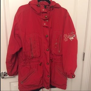 Bogner Red Winter Ski Jacket - Women's Sz 10